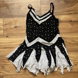 Free People Intimates In and Out Floral Drop waist Slip Dress